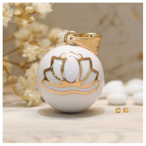 Bola Fleur de lotus Blanc