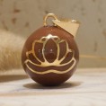 Bola Fleur de lotus Chocolat