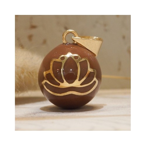 Bola Fleur de lotus Chocolat