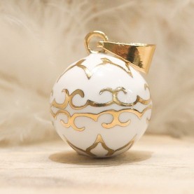 Pregnancy Bola Glamour White Gold Plated