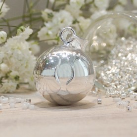 Pregnancy Bola Little Feet Silver Plated