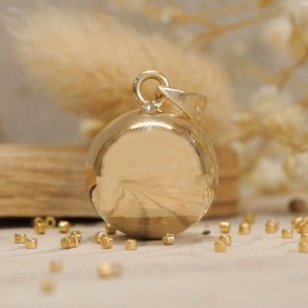 Pregnancy Bola Smooth Gold Plated