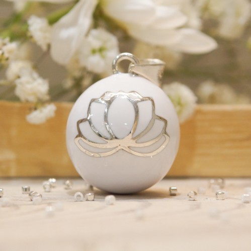 Bola Fleur de lotus Blanc