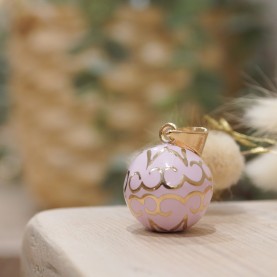 Pregnancy Bola Glamour Mauve Gold Plated