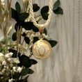 Pregnancy Bola Lotus Flower Frosted Enamel Beige Nude